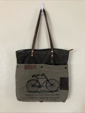 Myra Bag Large Canvas Bicycle Tote Bag